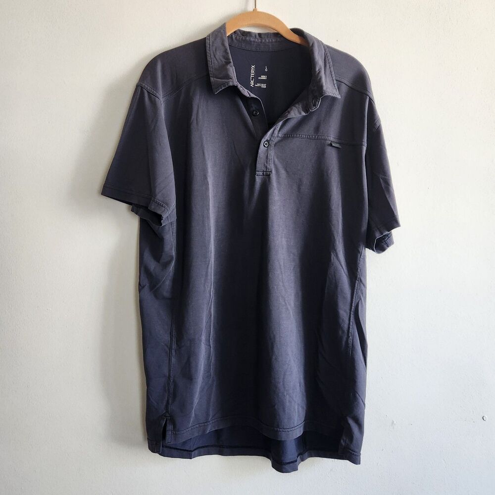 Arc'teryx Blue Polo Shirt Size L streetwear grunge summer lounge